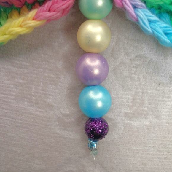 Crochet Dragonfly Pastel Beaded Keychain Handmade Diffuser Purse Charm Bag Clip - Picture 6 of 8